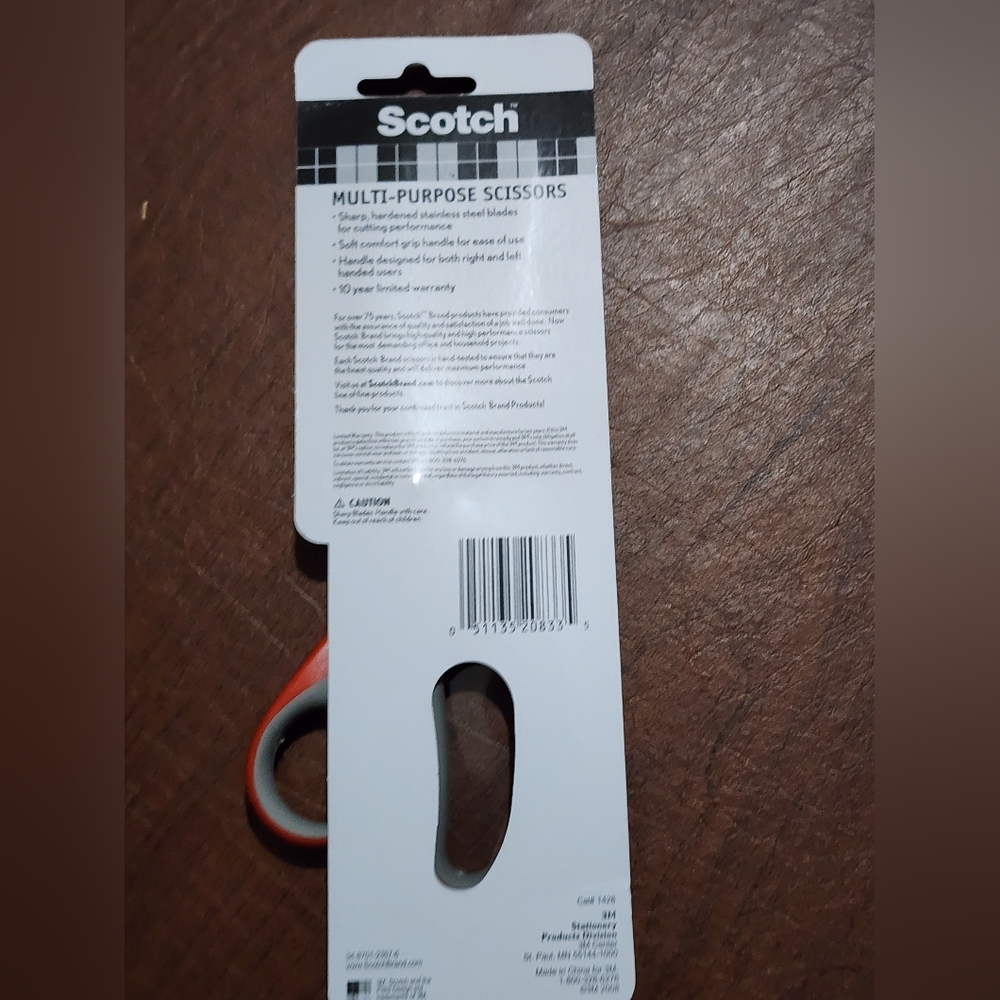 Scotch Multi-Purpose Scissors - Red and Gray - Picture 6 of 7